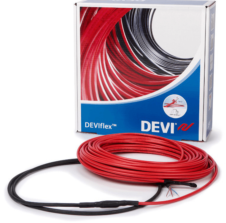 купить Двужильный нагревательный кабель DEVIflex 18T, 7 м (Площадь укладки 0,9 кв.м)