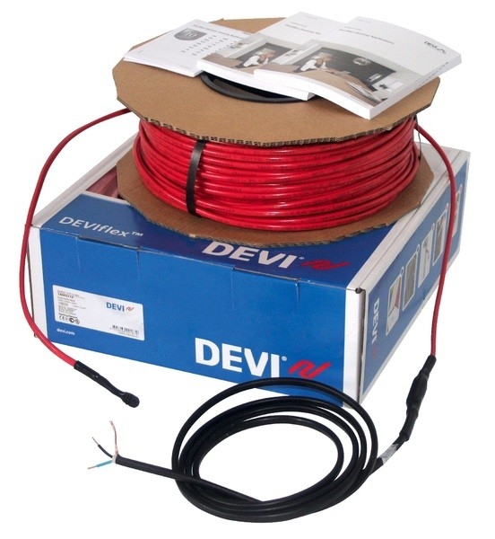 купить Двожильний нагрівальний кабель DEVIflex 18T, 90 м (Площа укладання 11 кв.м) - 19820